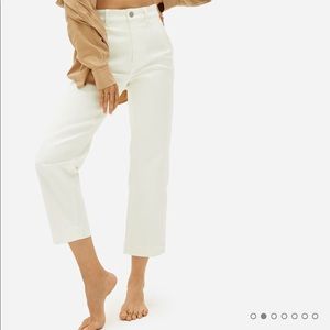 Everlane straight leg crop: 0 short